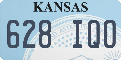 KS license plate 628IQO