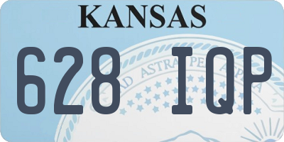 KS license plate 628IQP