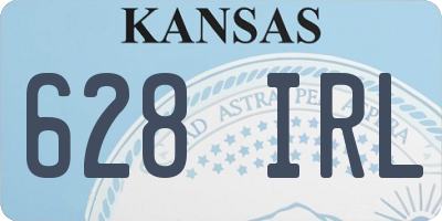 KS license plate 628IRL