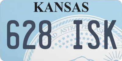 KS license plate 628ISK