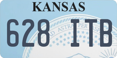 KS license plate 628ITB