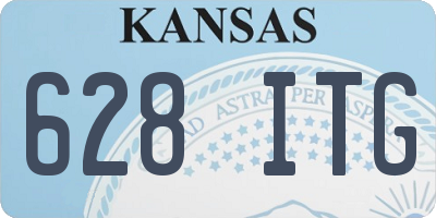 KS license plate 628ITG