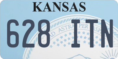 KS license plate 628ITN