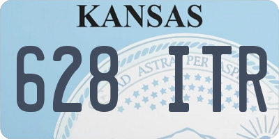 KS license plate 628ITR