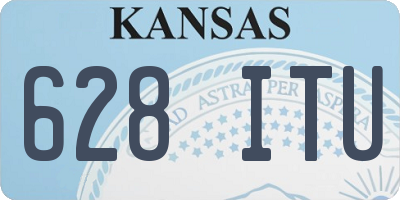 KS license plate 628ITU