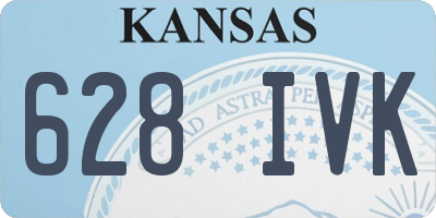KS license plate 628IVK