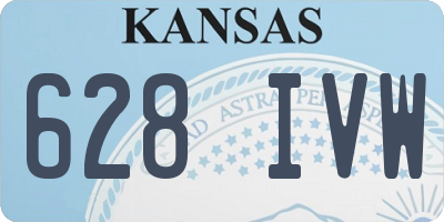 KS license plate 628IVW