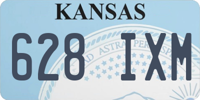 KS license plate 628IXM