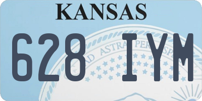 KS license plate 628IYM