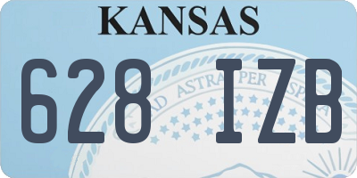 KS license plate 628IZB