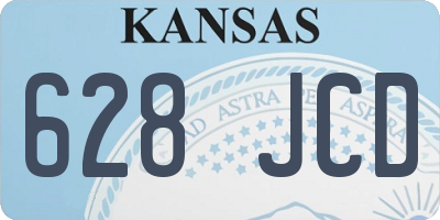 KS license plate 628JCD