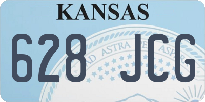 KS license plate 628JCG