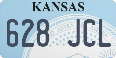 KS license plate 628JCL