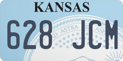 KS license plate 628JCM