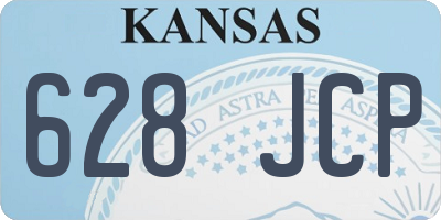 KS license plate 628JCP