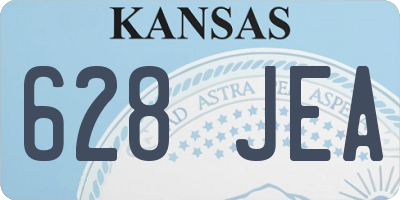 KS license plate 628JEA