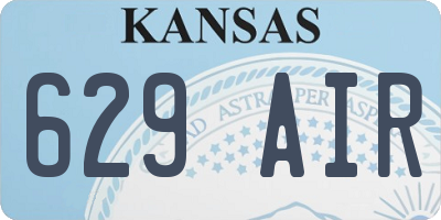 KS license plate 629AIR