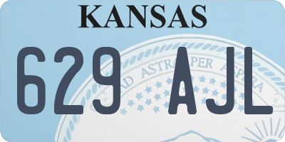 KS license plate 629AJL