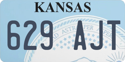 KS license plate 629AJT