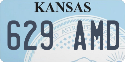 KS license plate 629AMD