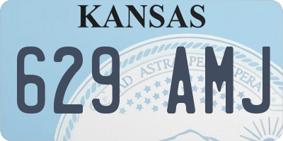 KS license plate 629AMJ