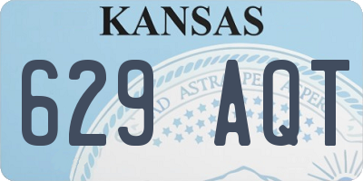 KS license plate 629AQT
