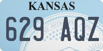 KS license plate 629AQZ