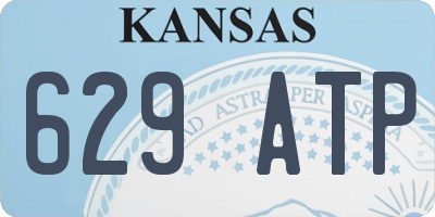 KS license plate 629ATP