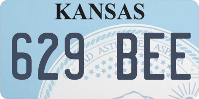 KS license plate 629BEE