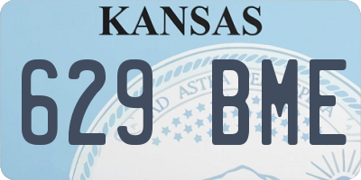 KS license plate 629BME