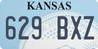 KS license plate 629BXZ