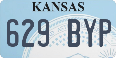 KS license plate 629BYP