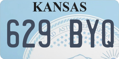 KS license plate 629BYQ