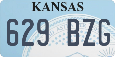 KS license plate 629BZG