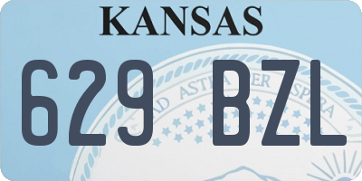 KS license plate 629BZL