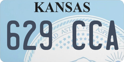 KS license plate 629CCA