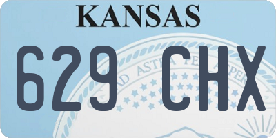 KS license plate 629CHX