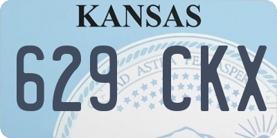 KS license plate 629CKX