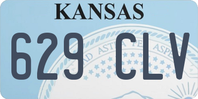 KS license plate 629CLV