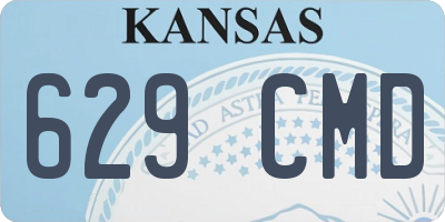 KS license plate 629CMD