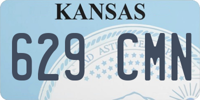 KS license plate 629CMN
