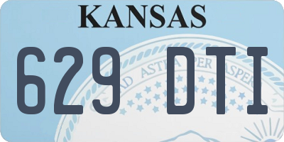 KS license plate 629DTI