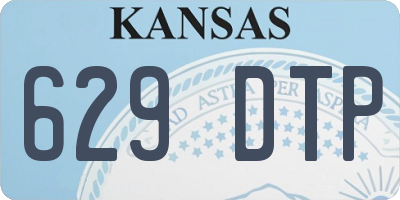 KS license plate 629DTP