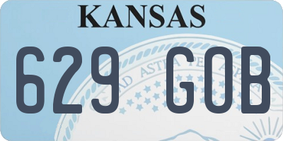 KS license plate 629GOB