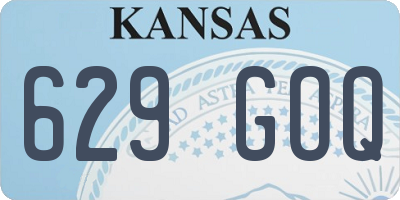 KS license plate 629GOQ