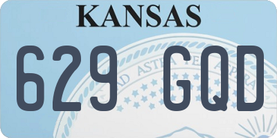 KS license plate 629GQD