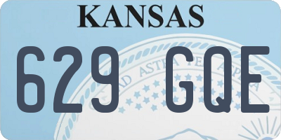 KS license plate 629GQE