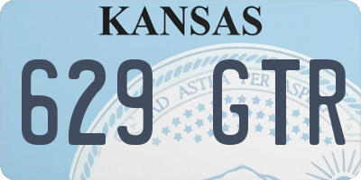 KS license plate 629GTR