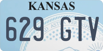 KS license plate 629GTV
