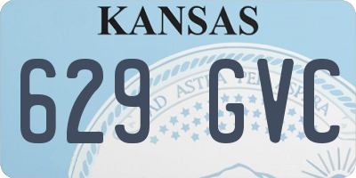 KS license plate 629GVC
